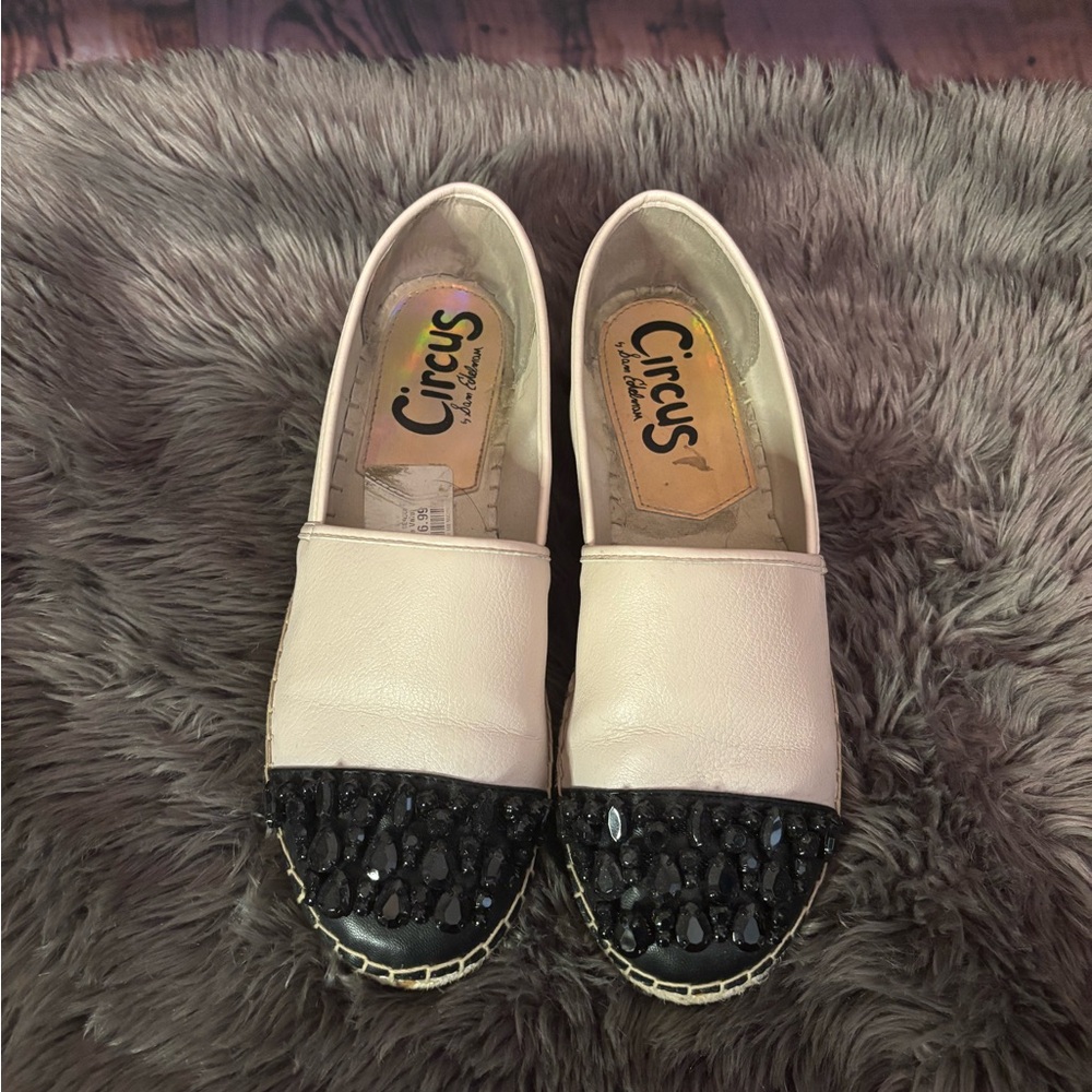 Circus by Sam Edelman Women's Pink and Black Espadrilles